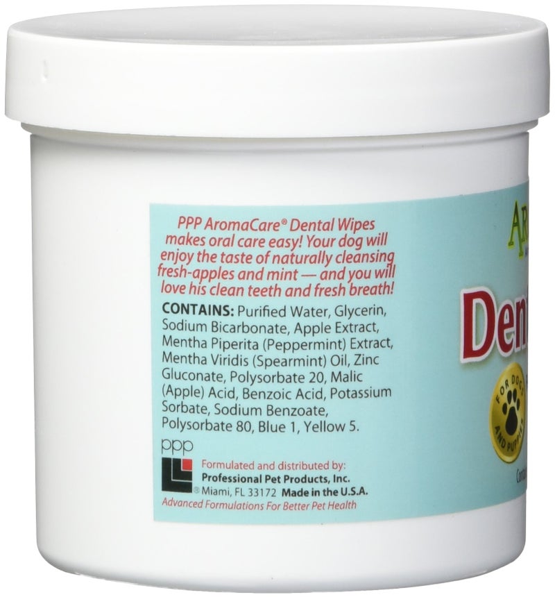 PPP Pet Aroma Care 100 Count Dental Wipes - Image 3